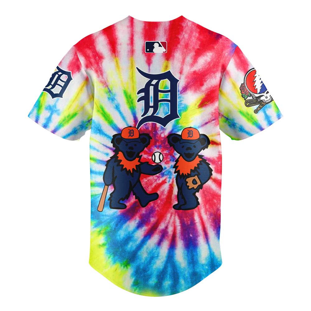 Detroit Tigers Grateful Dead Night Jersey
