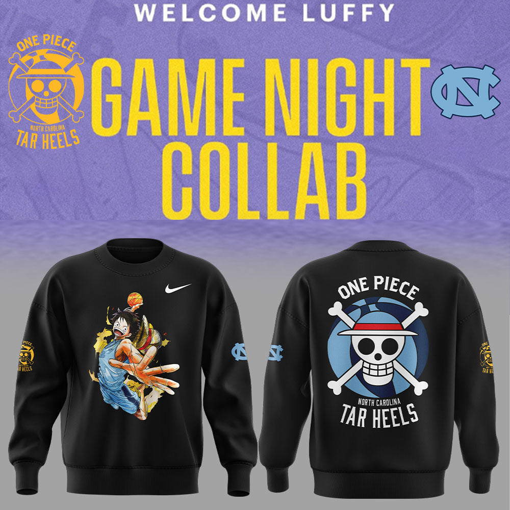 Welcome Luffy are joining the UNC Sweatshirt - - Carolina Tar Heels Shirt