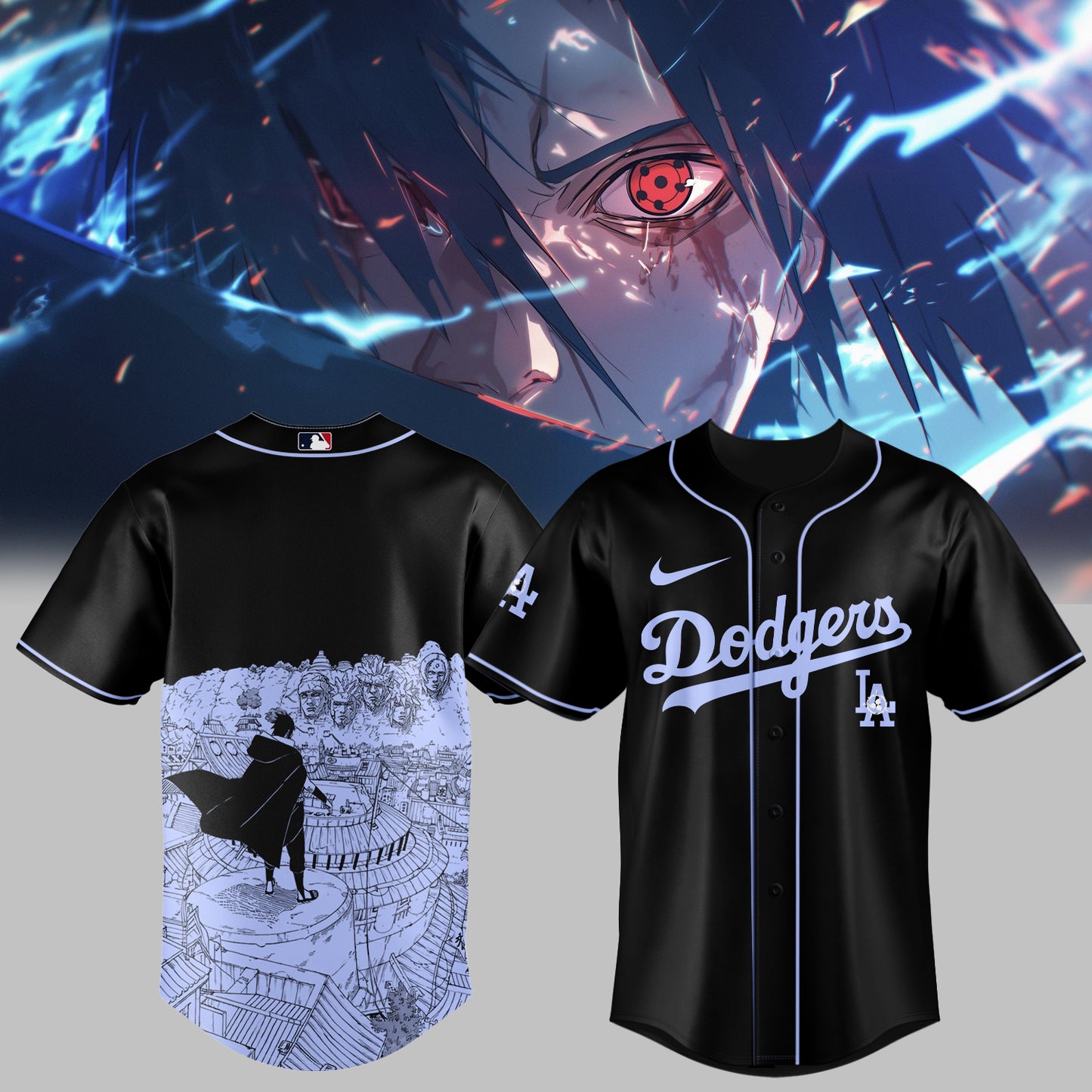 MLB ALL TEAM x Naruto "Sasuke" Limited Jersey | XO35
