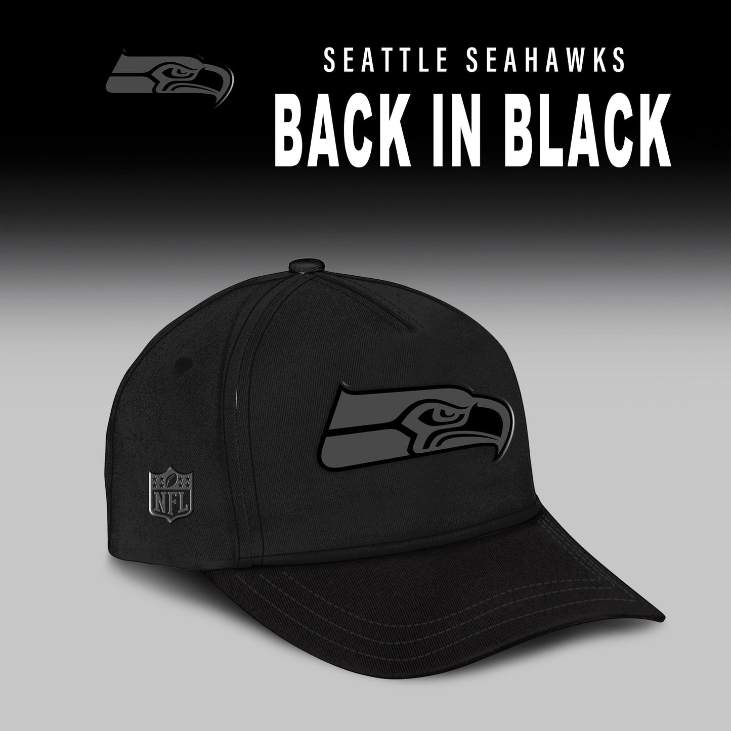 Seattle Seahawks 2025 Back In Black Limited Edition Combo Hoodie
