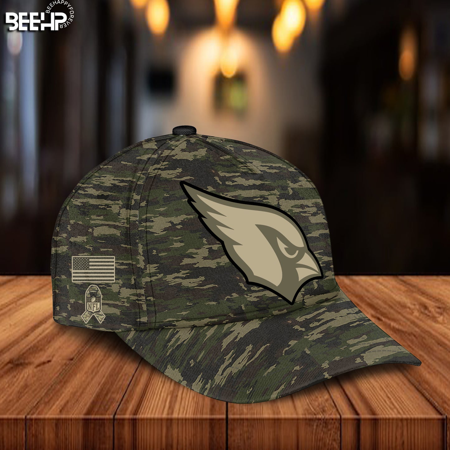 Arizona Cardinals Camo 2025 Salute to Service Hoodie, Jogger And Cap Combo