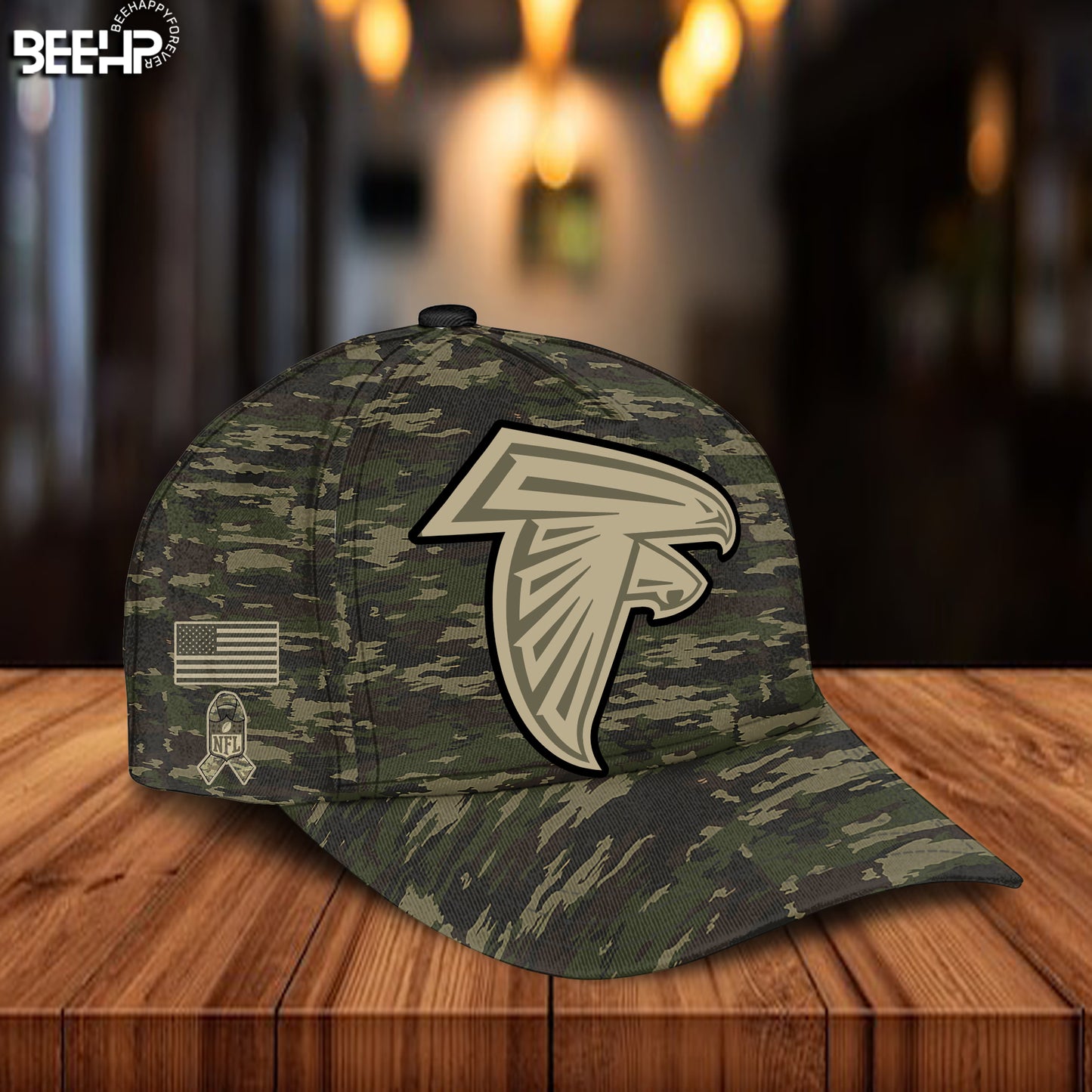 Atlanta Falcons Camo 2025 Salute to Service Hoodie, Jogger And Cap Combo