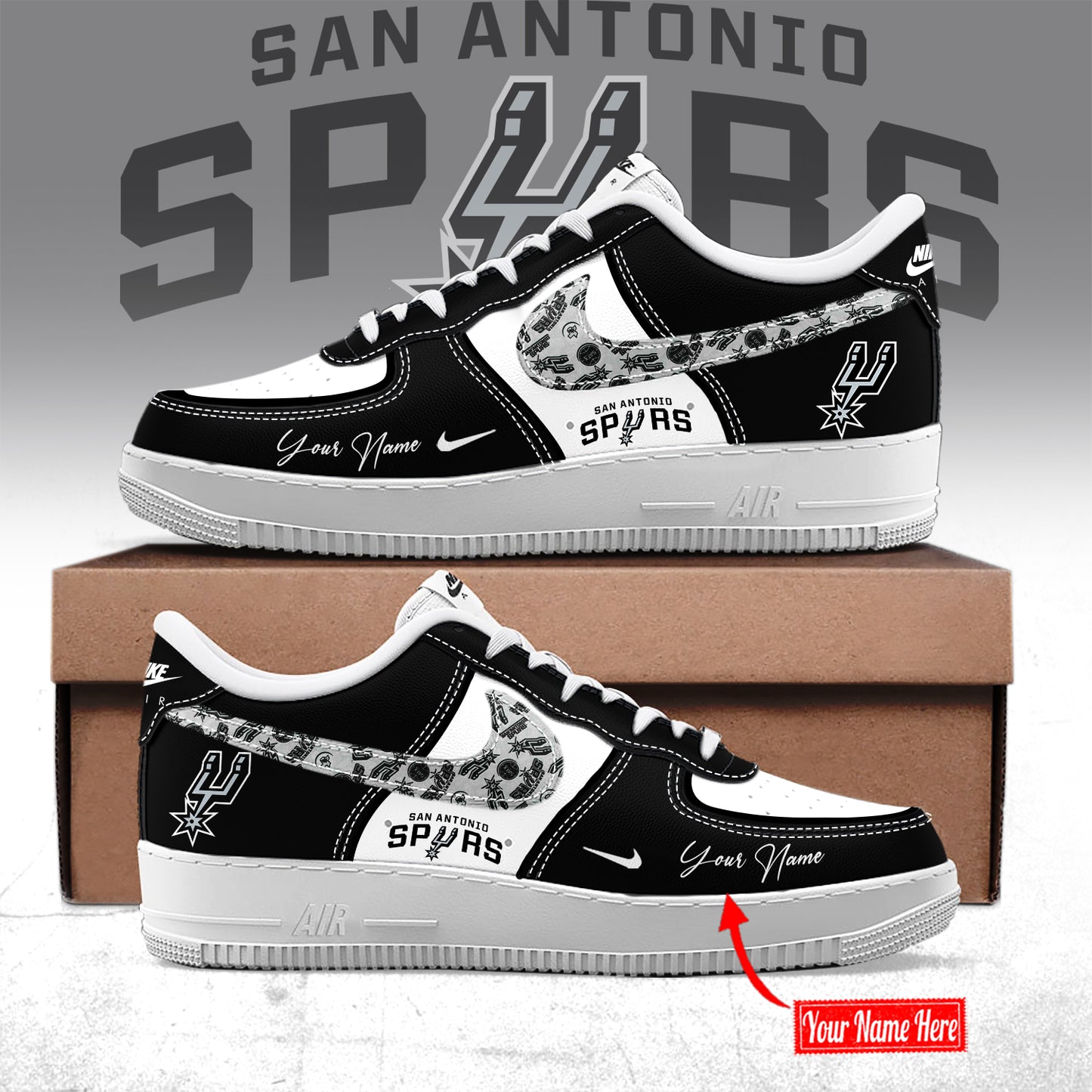 San Antonio Spurs Limited Edition AF1 Sneaker | RE61