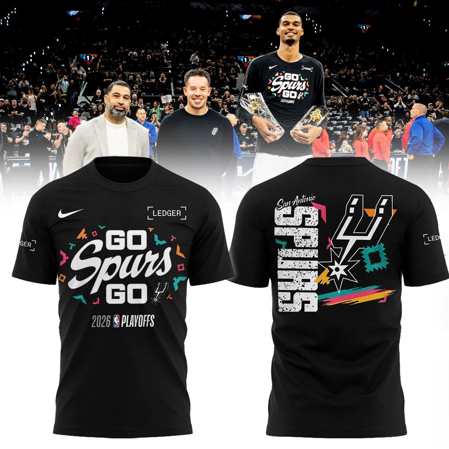 Limited Edition San Antonio Spurs Stadium 2026 Playoff Special Shirt | GT60
