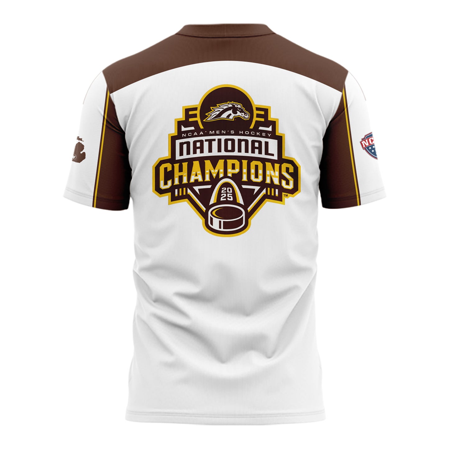 Western Michigan University Broncos Special New National Mens Hockey Champions T-Shirt
