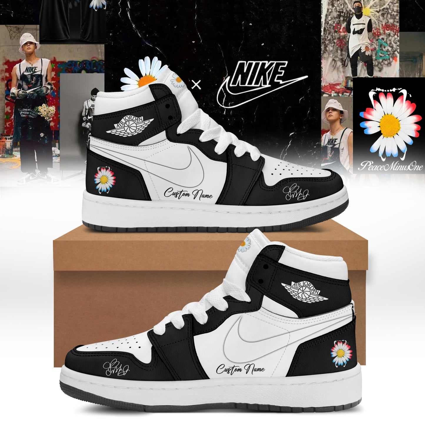 G-Dragon PEACEMINUSONE Shoes Design 3 - Premium Sneakers