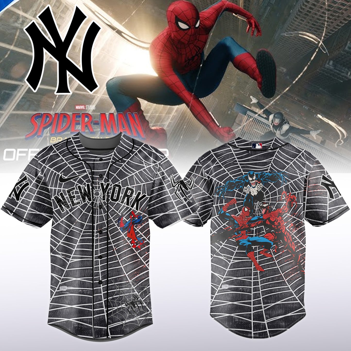 MLB ALL TEAM x Spider Man: Brand New Day Jersey | TT79