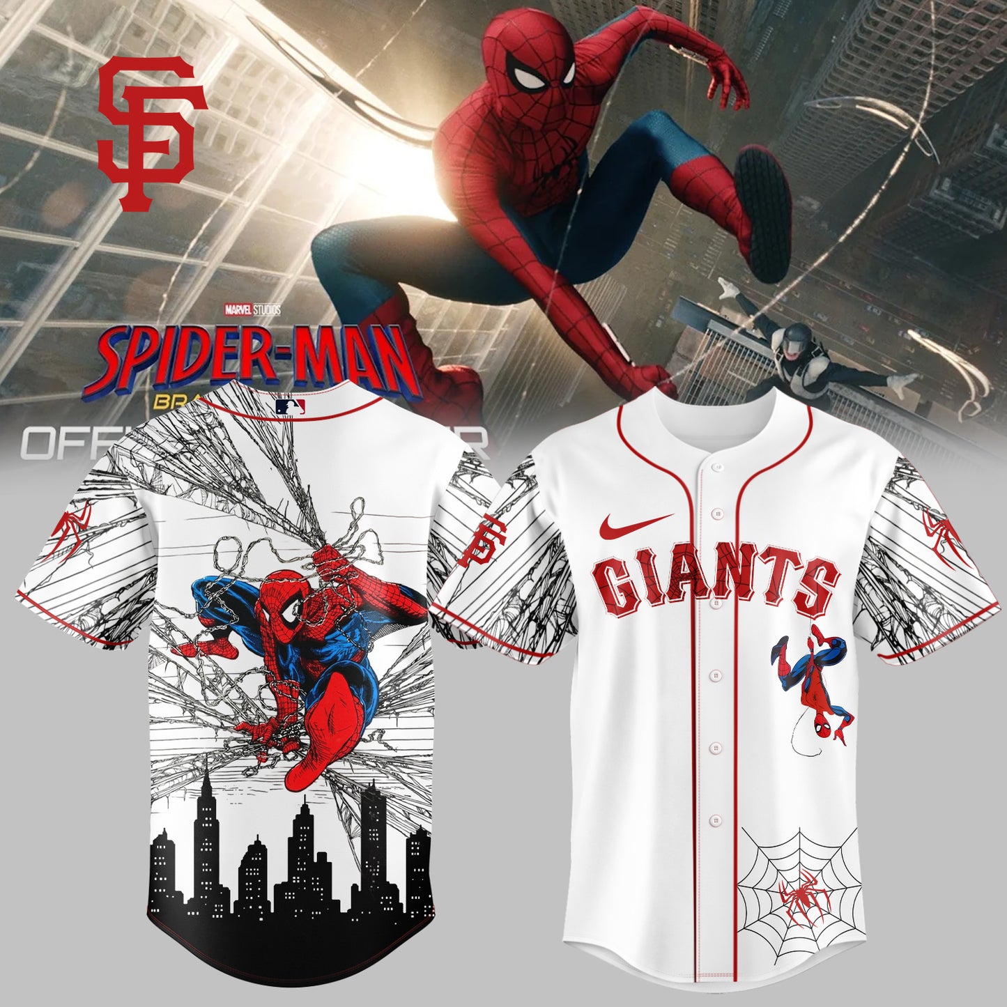 MLB ALL TEAM x Spider Man: Brand New Day Jersey | PF59
