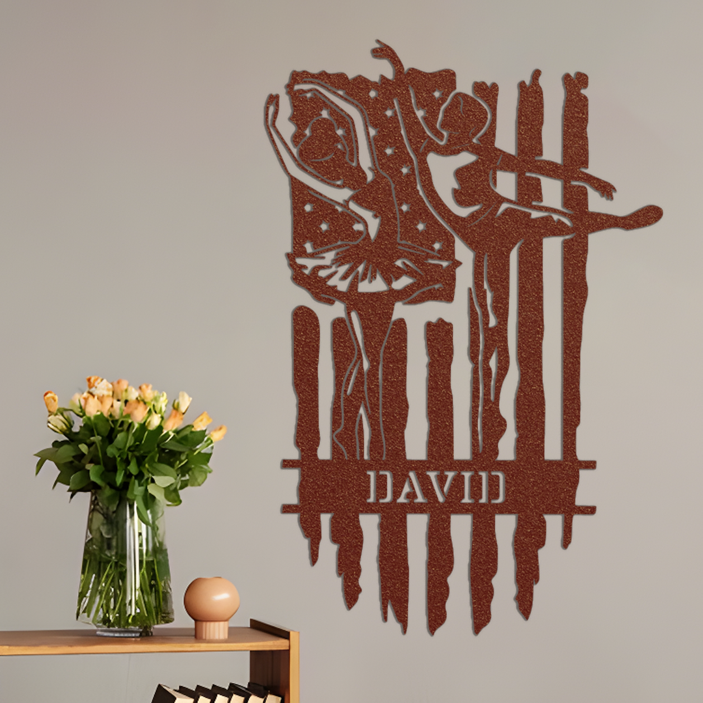 Ballet Couple Metal Sign Led Light, Ballet Dancer Gift Ballerina Gift Ballet Teacher Gift, Ballet Wall Art, Ballet Studio Sports Room Decor