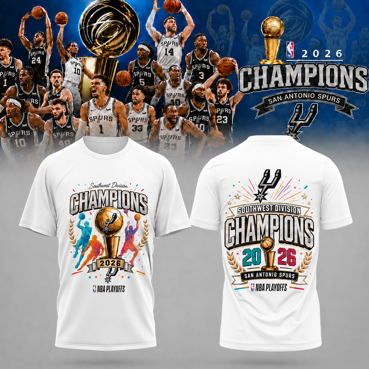 Spurs 2026 NBA Champions Tee Edition | EG94