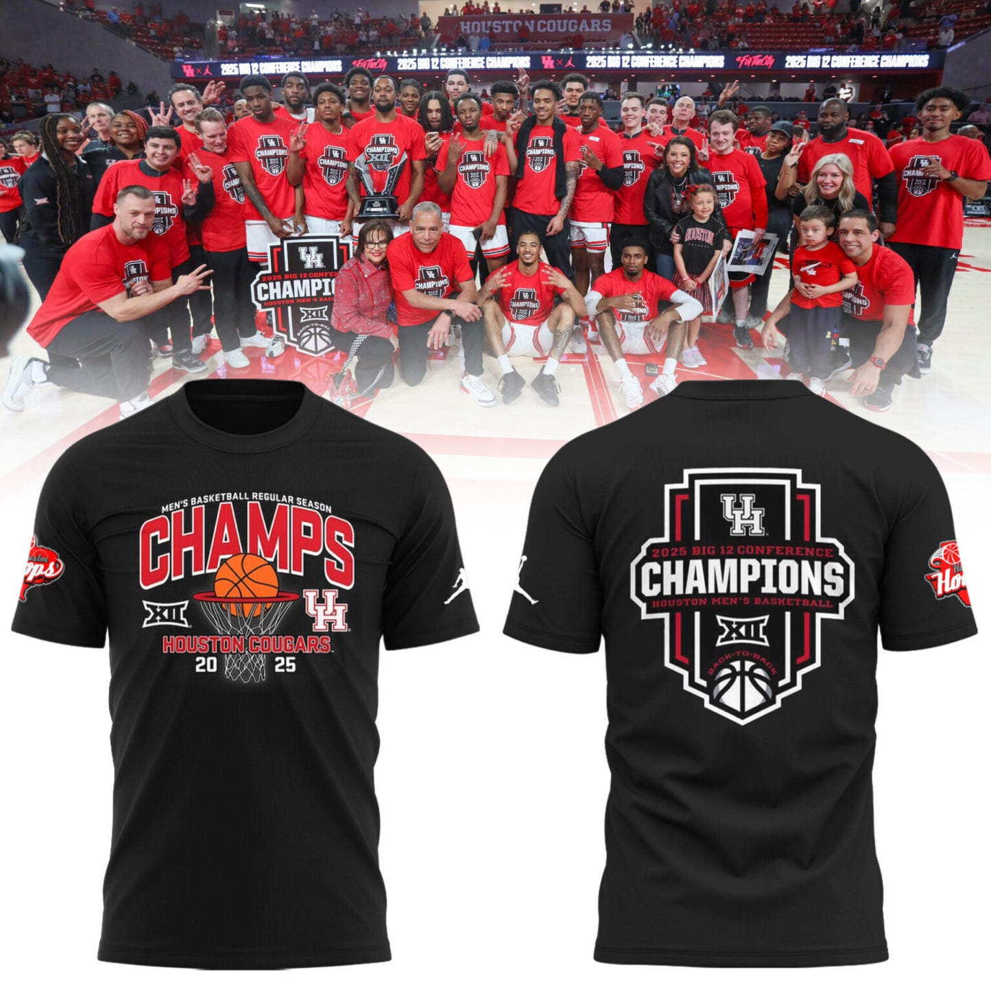 Houston Cougars T-Shirt - πππ ππ πππππππππ Shirt 2025 Season
