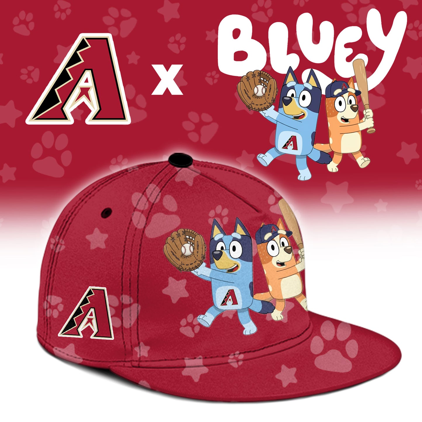 Arizona Diamondbacks Bluey Night Game Limited Baseball Jersey
