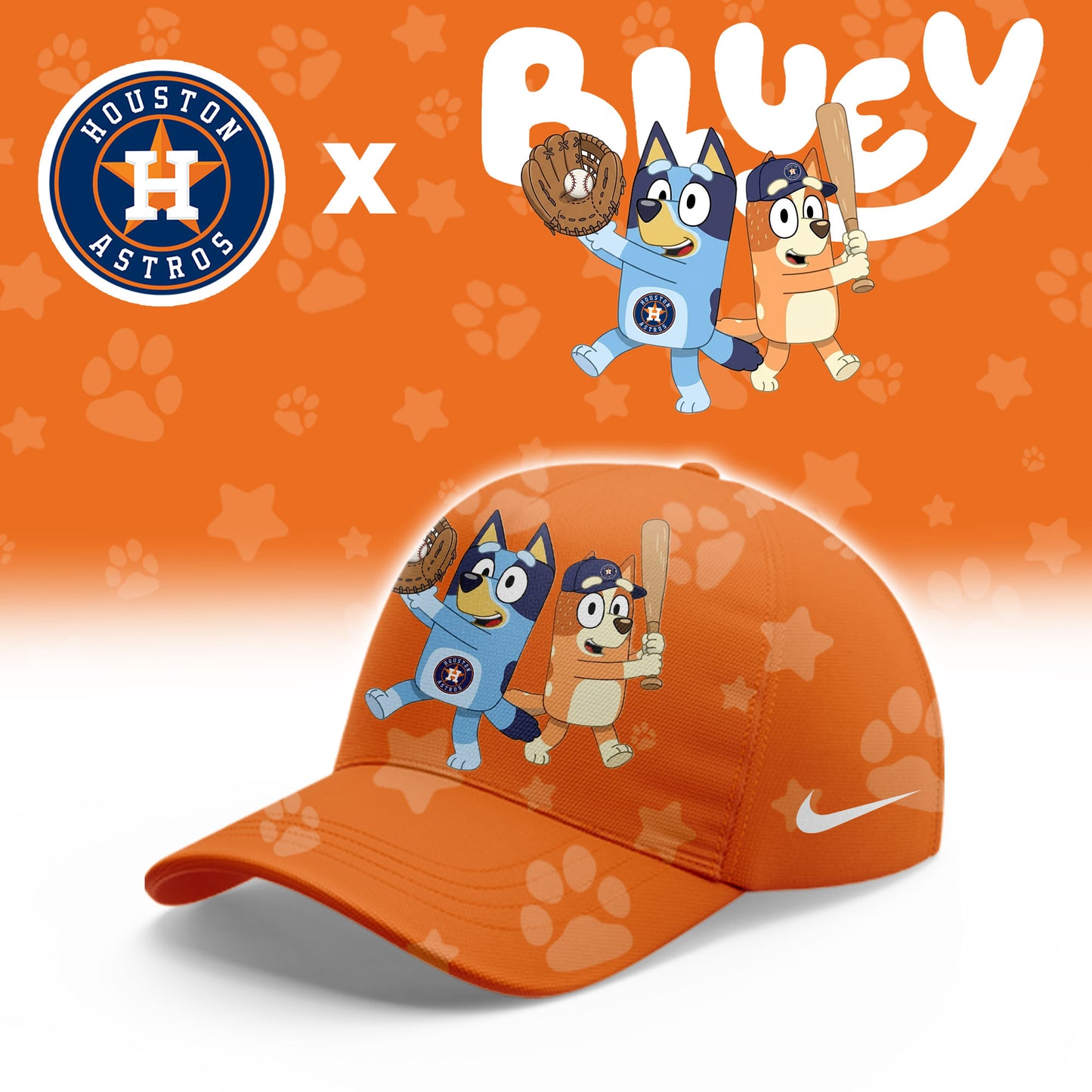 Houston Astros Bluey Night Game Limited Hoodie