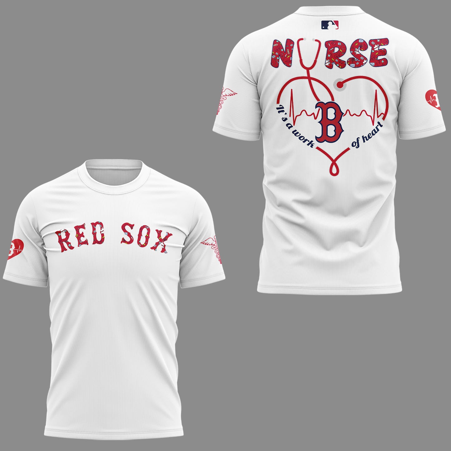 Boston Red Sox Baseball White T-Shirt