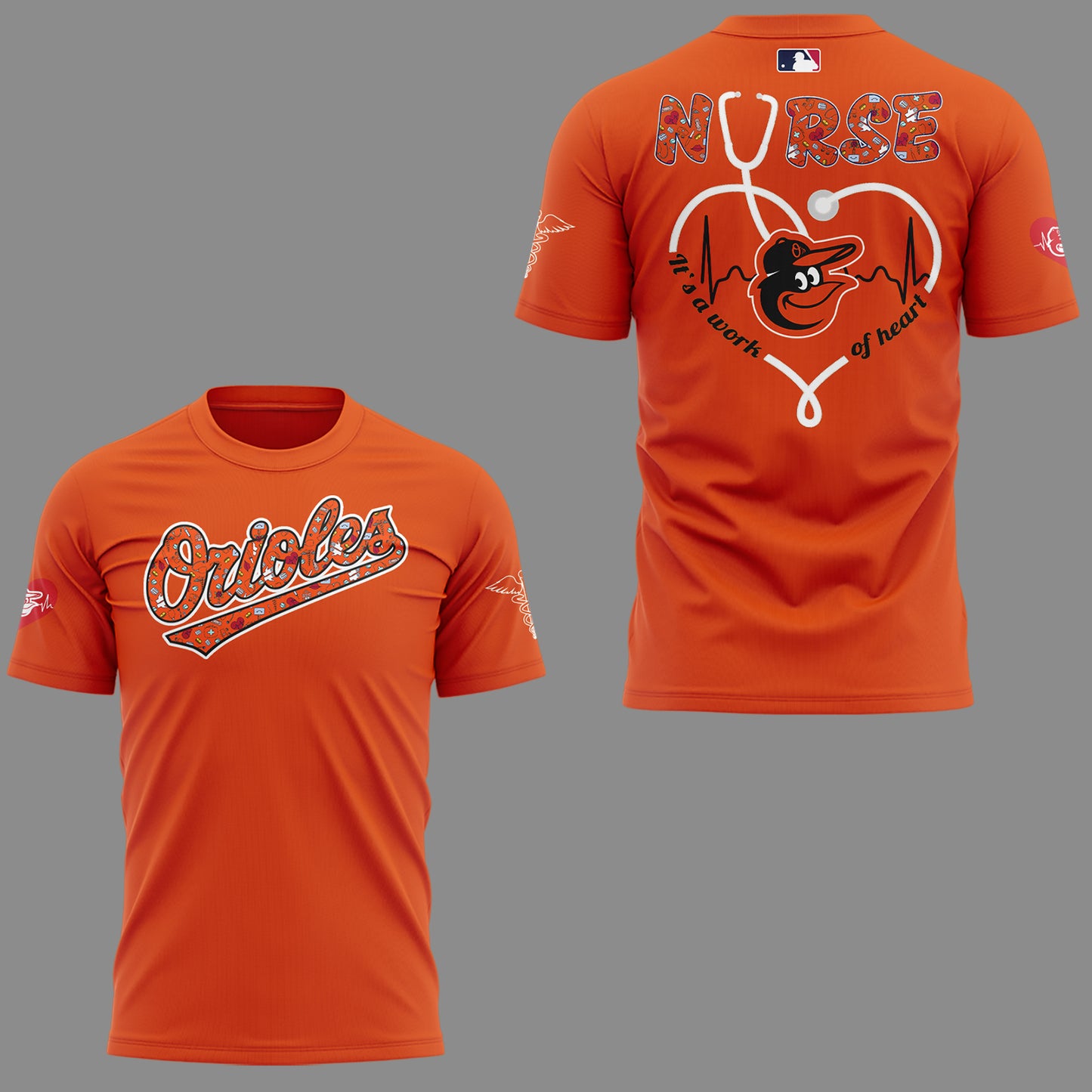 Baltimore Orioles Baseball Orange T-Shirt