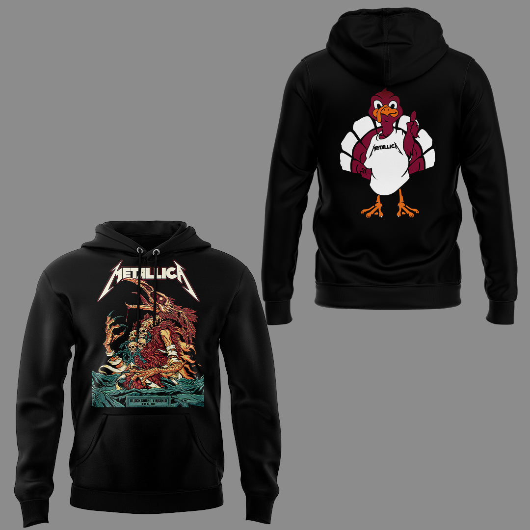 Virginia Tech Music Concert Black Hoodie - Exit Light Enter Night Shirt