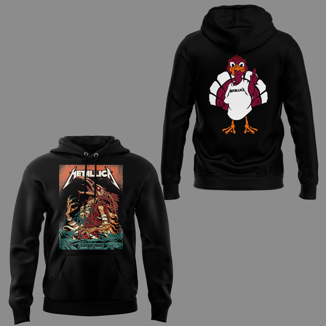 Virginia Tech Music Concert Black Hoodie - Exit Light Enter Night Shirt