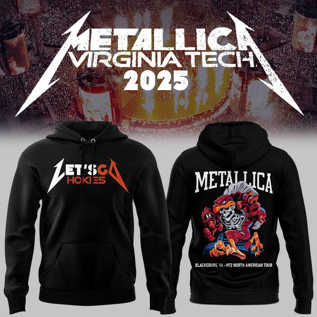 Virginia Tech Music Concert Black Hoodie - Exit Light Enter Night Shirt