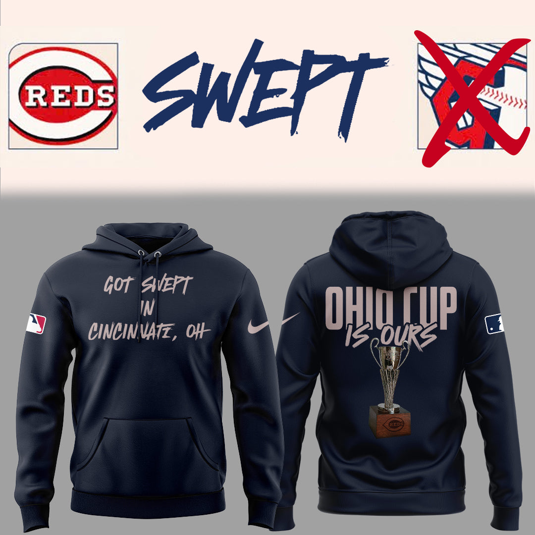 Limited Edition Reds "Got Swept In Cincinnati" 2025 Hoodie