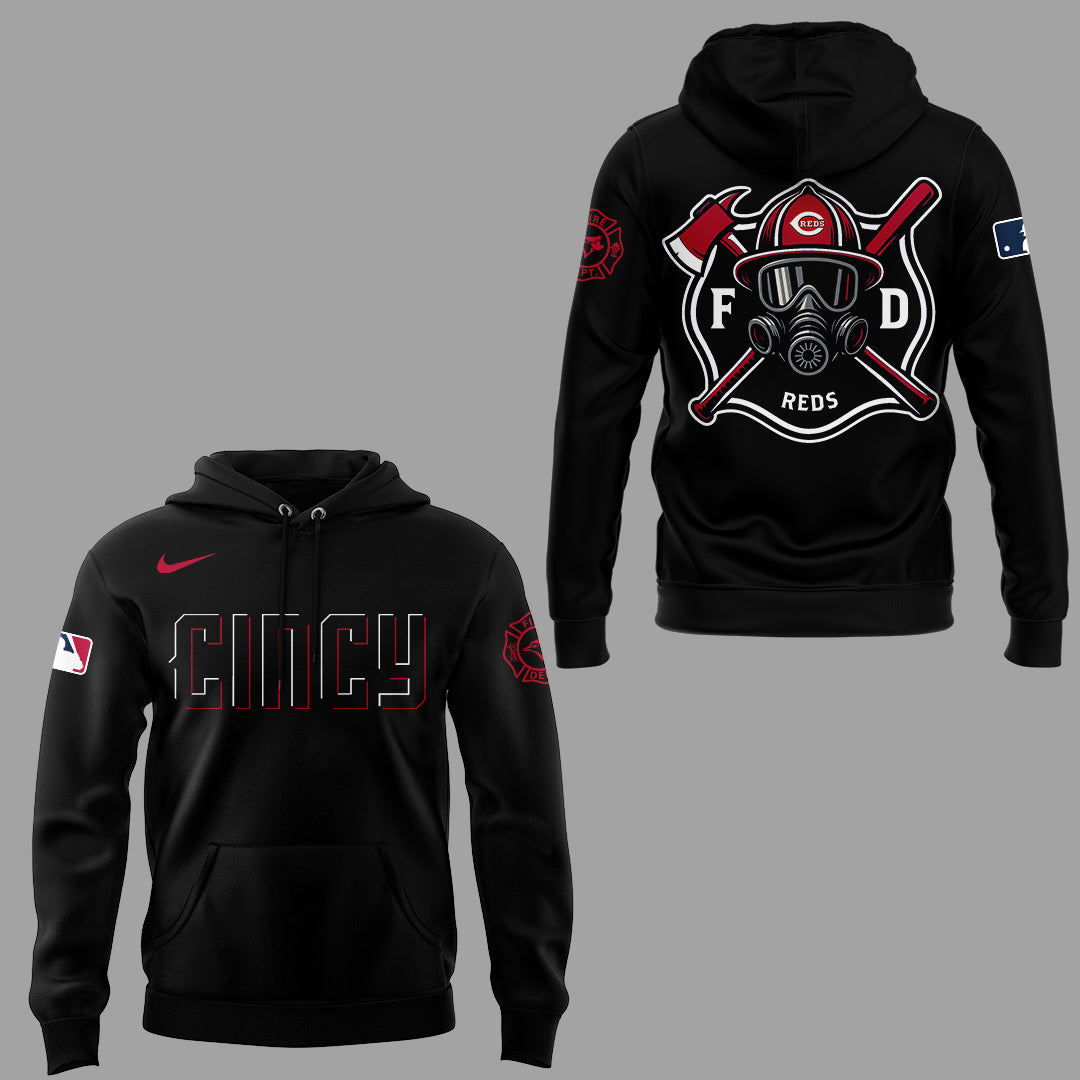Cincinnati Reds x Firefighter Appreciation Night Hoodie