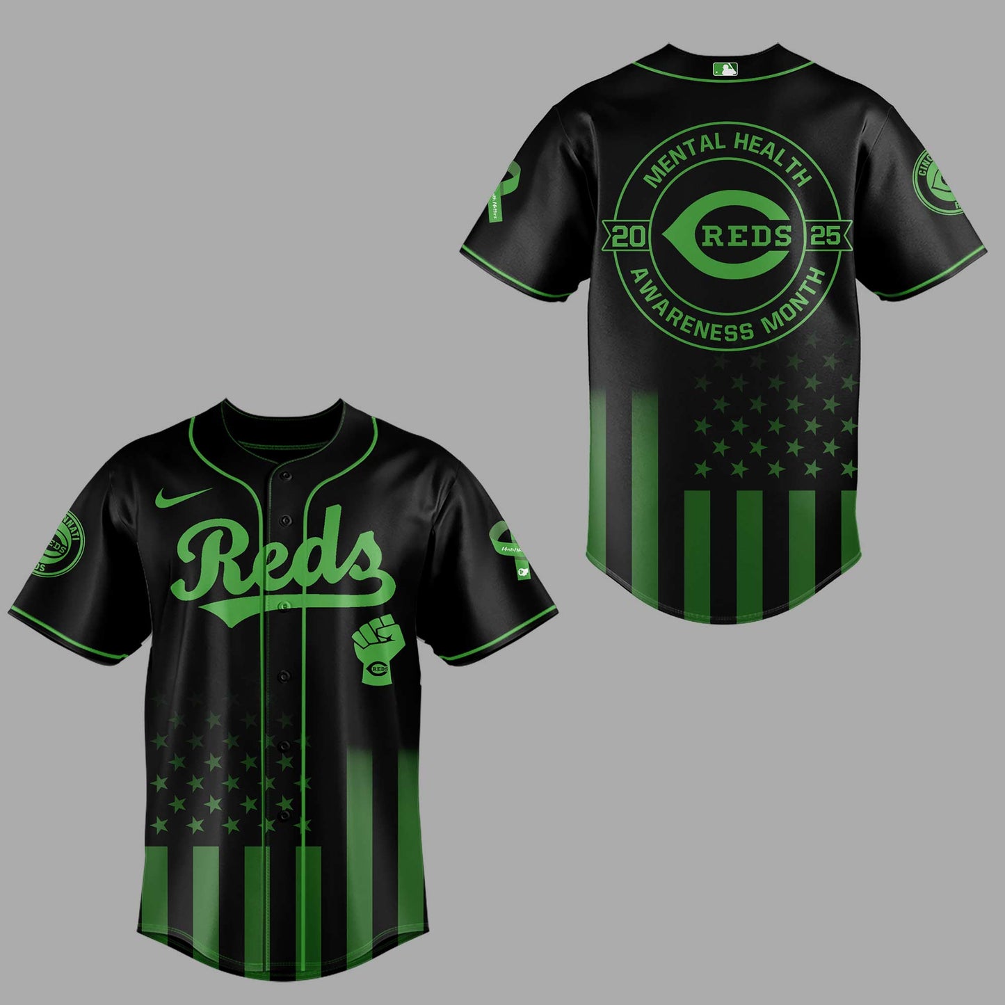 Cincinnati Reds x Mental Health Awareness Month 2025 Jersey