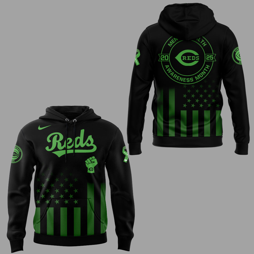 Cincinnati Reds x Mental Health Awareness Month 2025 Hoodie