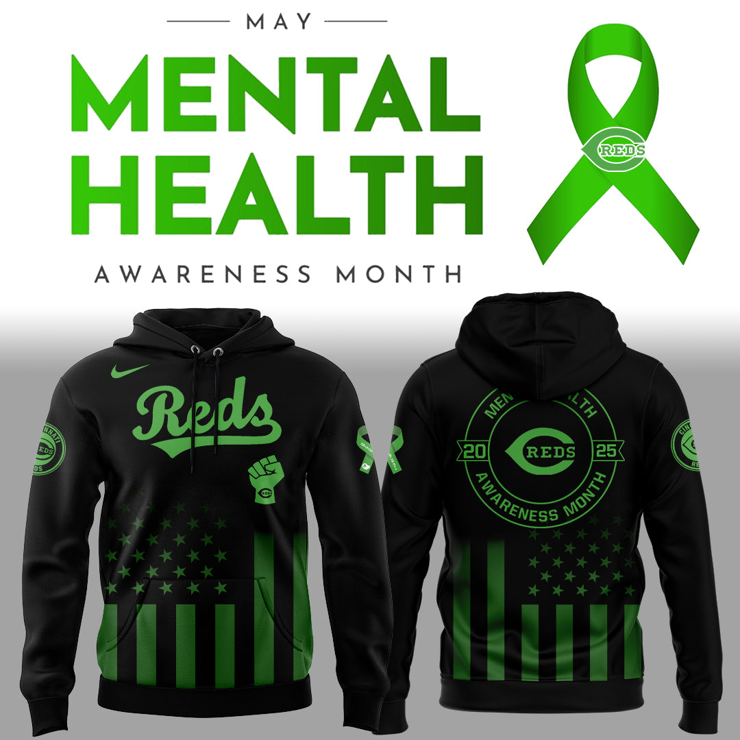 Cincinnati Reds x Mental Health Awareness Month 2025 Hoodie