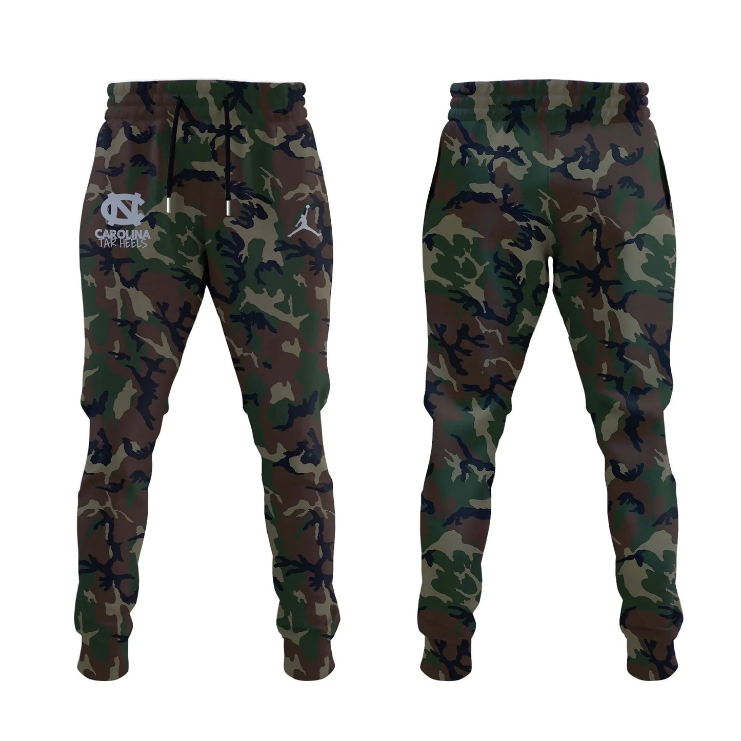 Limited Edition Carolina Basketball Coach Hubert Davis Camo Hoodie - - Carolina Tar Heels Shirt