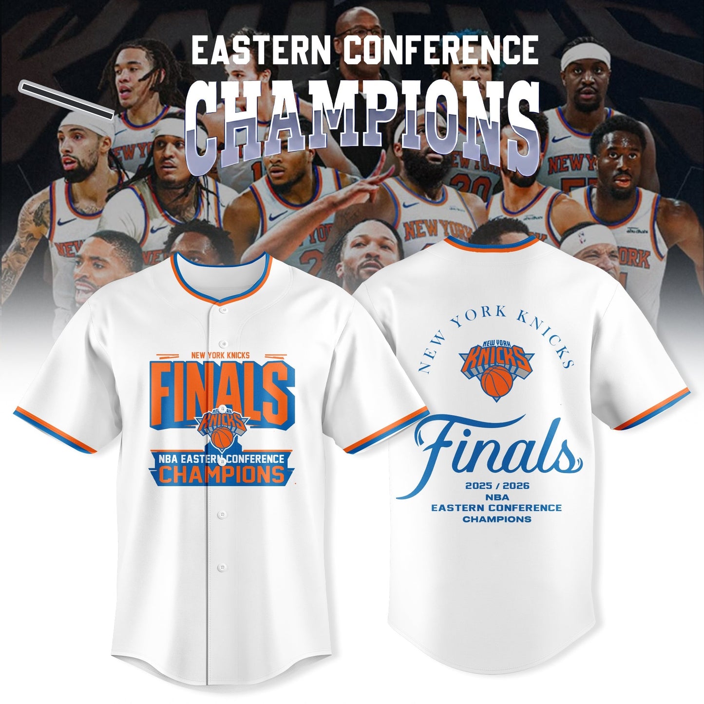 New York Knicks Eastern Conference Champions Jersey | PE43