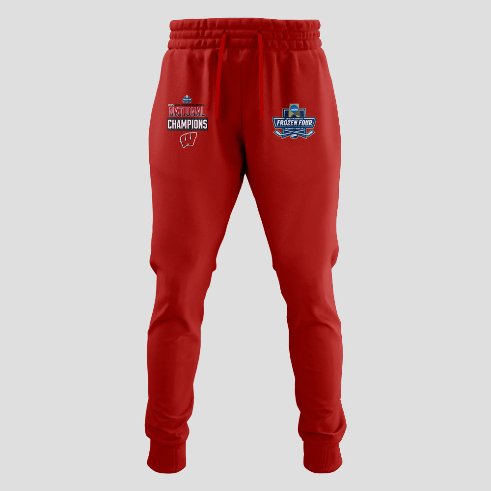 Wisconsin Badgers 2025 Women's Hockey Tournament Champions Hoodie