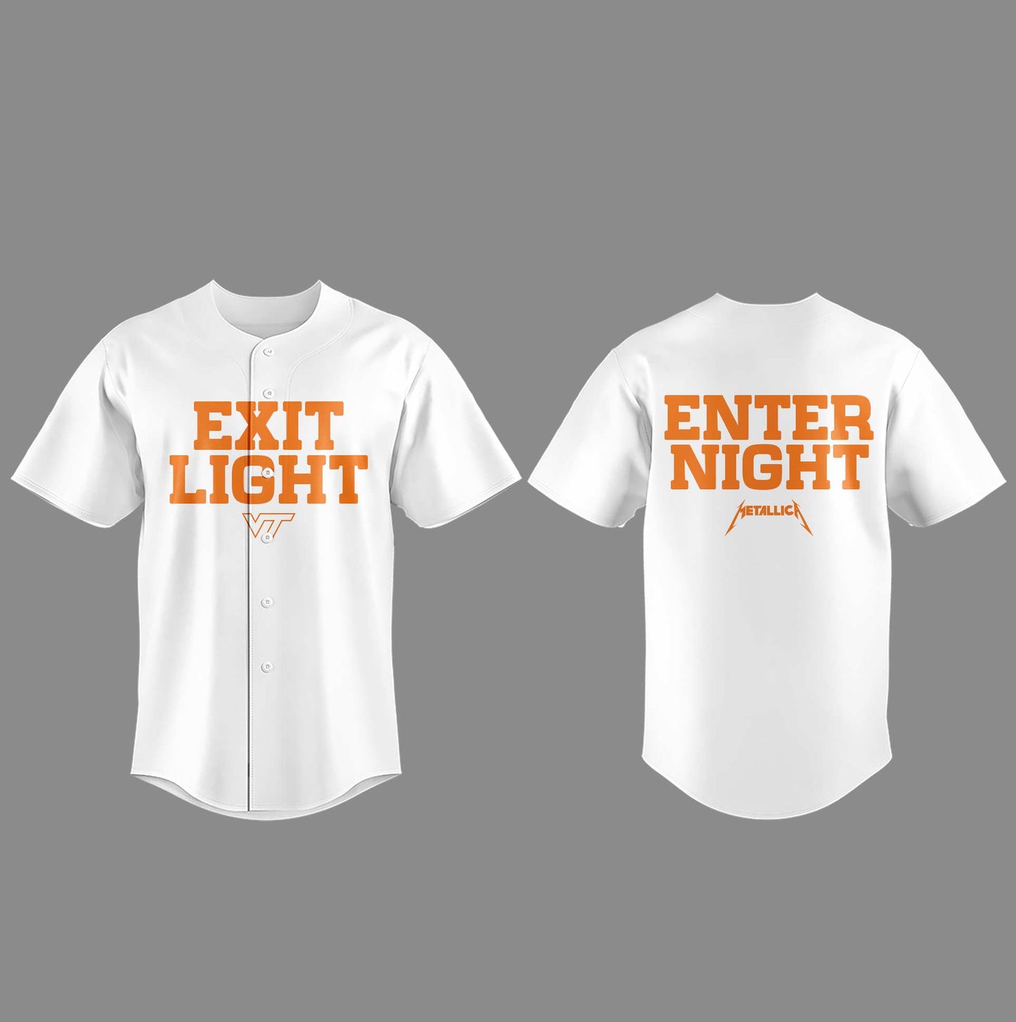 Virginia Tech Music Concert White Jersey - Exit Light Enter Night Shirt