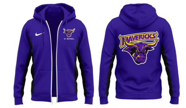 MSU Mavericks Men’s Hockeys Limited Mason Cup Champions 2025 ZIP Hoodie Royal Blue