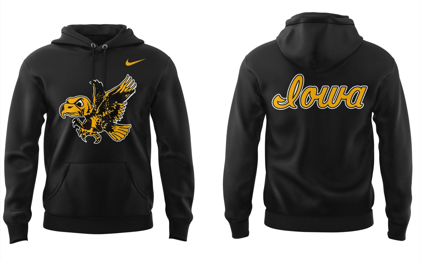 Iowa Hawkeyes 2025 Limited Caitlin Clack Black Hoodie