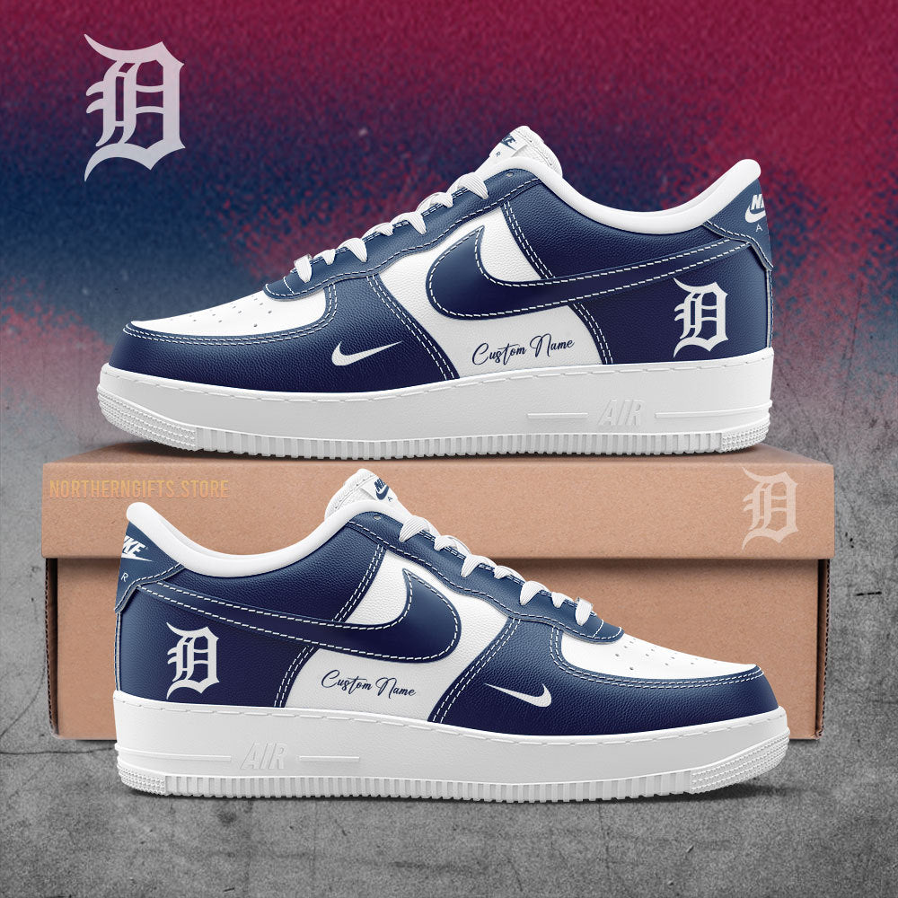 .Limited Edition Detroit Tigers AF1 Sneakers Gifts For Detroit Tigers Fans Custom Name
