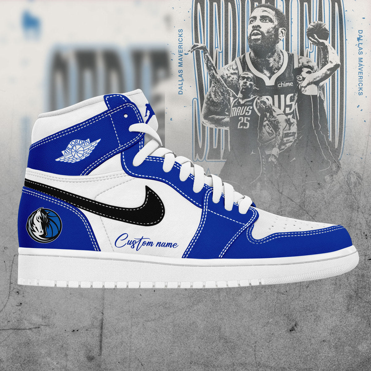 Dallas Mavericks JD1 Sneaker Custom Name For Fans