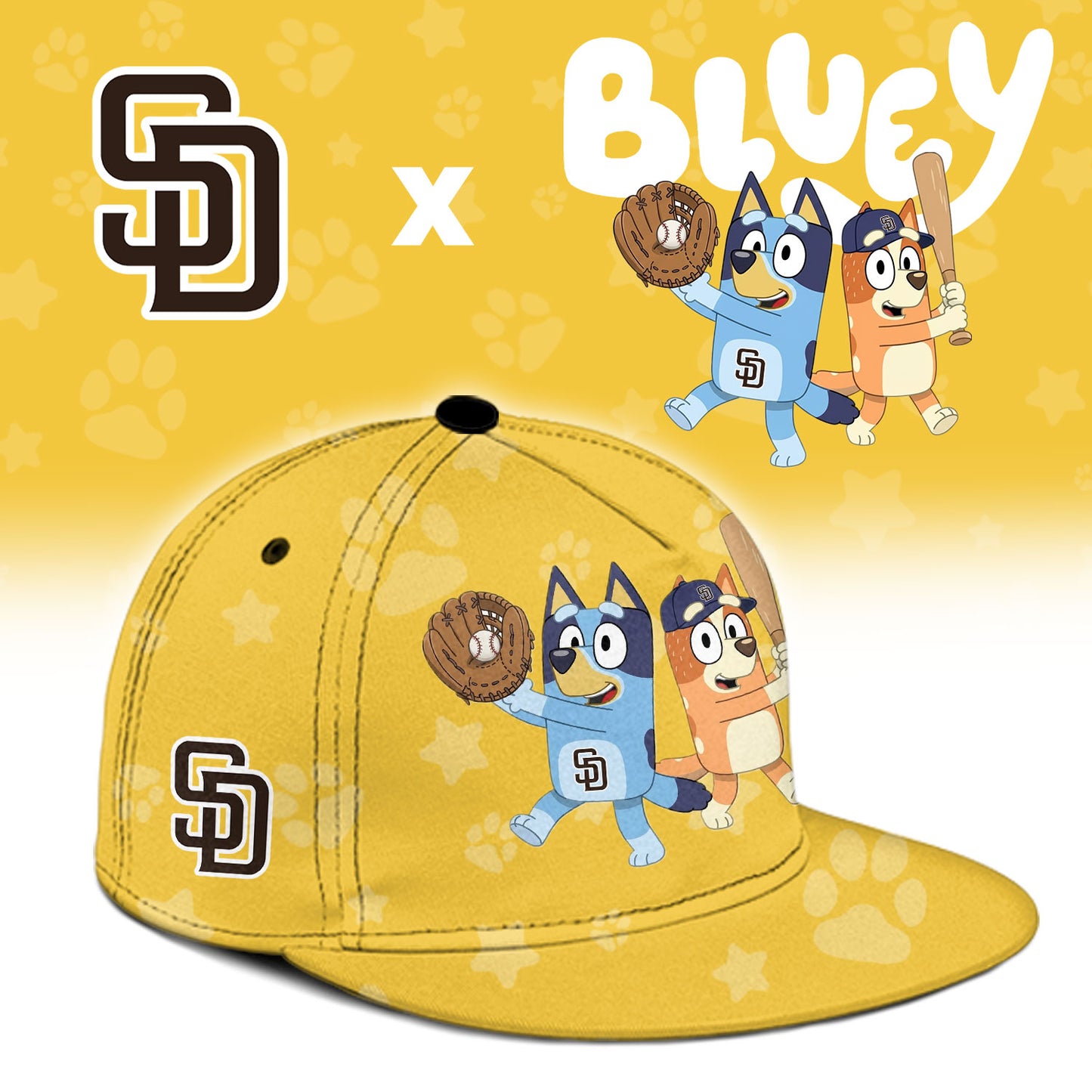 San Diego Padres Bluey Night Game Limited Baseball Jersey