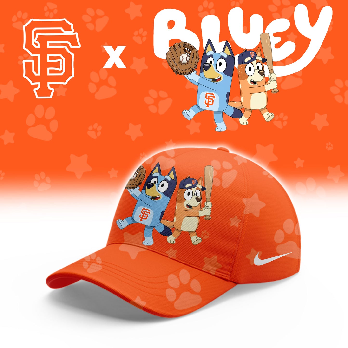 San Francisco Giants Bluey Night Game Limited Hoodie
