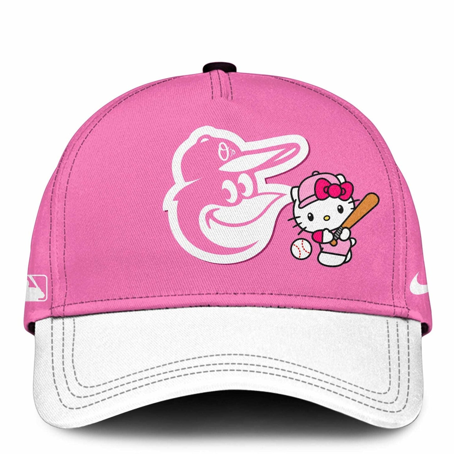 Baltimore Orioles Hello Kitty 2026 Jersey Baseball White Pink