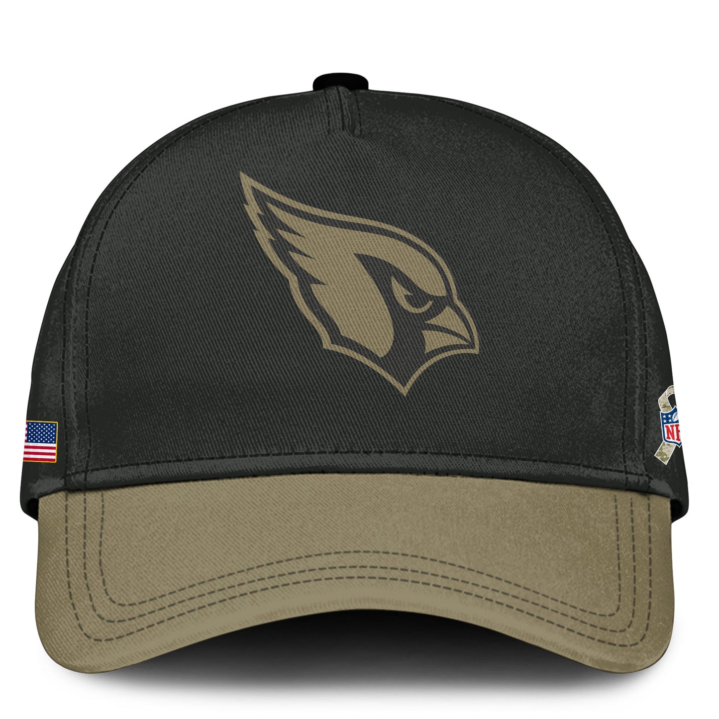 Arizona Cardinals Black 2025 Salute to Service Hoodie