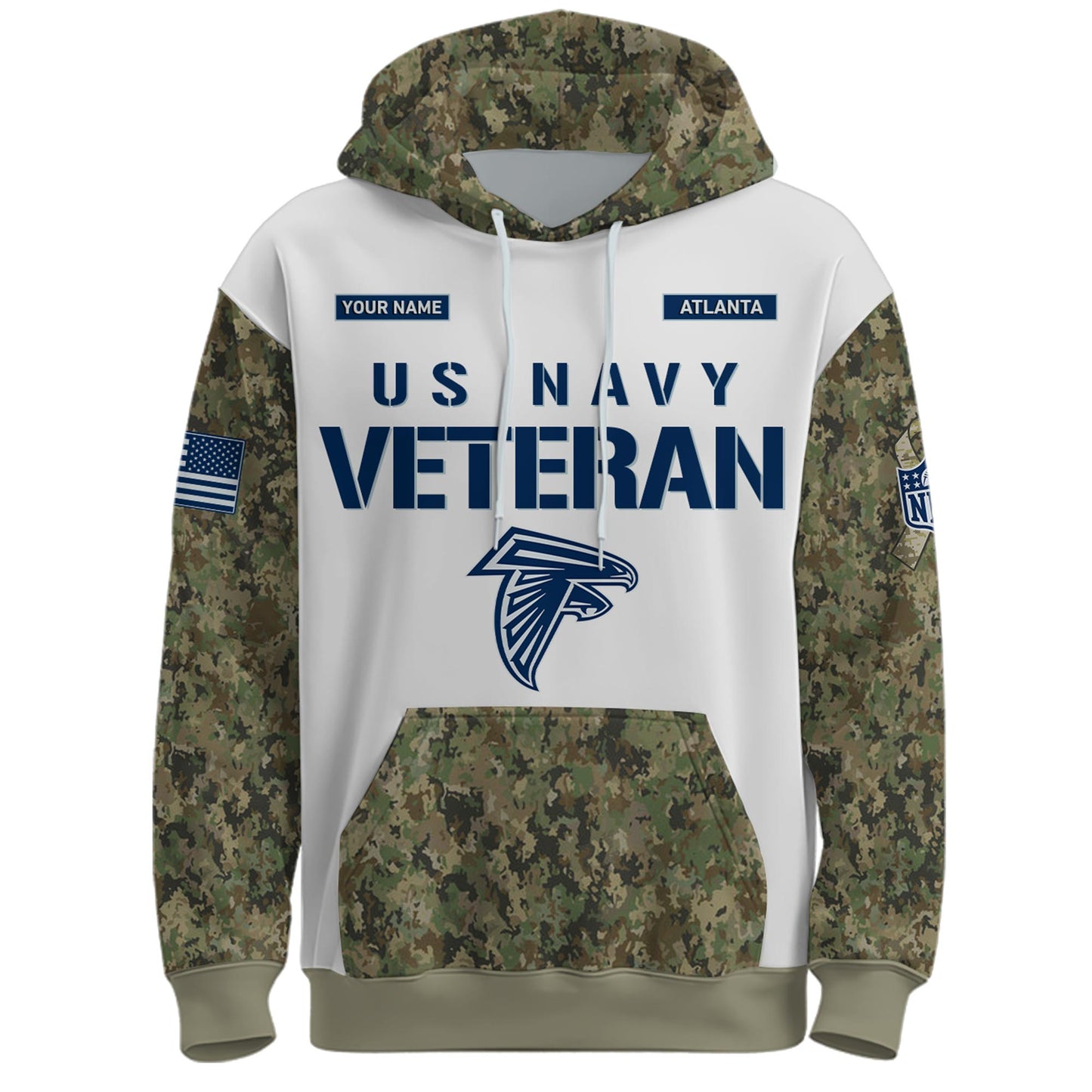 ATL-Navy Veteran 250th Birthday Limited Editions Hoodie