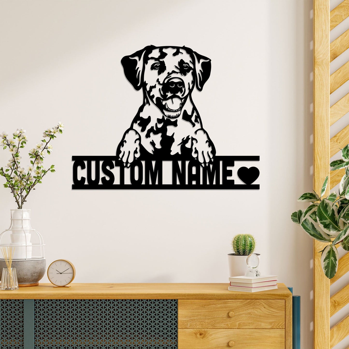 Custom Dalmatian Metal Wall with Led Light, Dalmatian Lover Gift, Dalmatian Decor, Dalmatian Metal Sign, Dog Welcome Sign, Dog Owner Gift