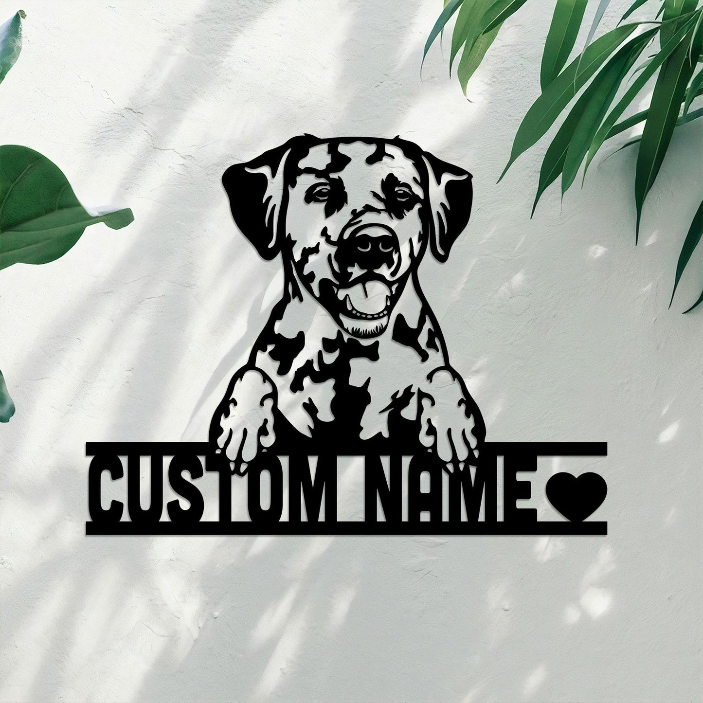 Custom Dalmatian Metal Wall with Led Light, Dalmatian Lover Gift, Dalmatian Decor, Dalmatian Metal Sign, Dog Welcome Sign, Dog Owner Gift