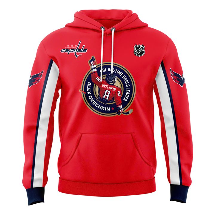 Alexander Ovechkin Washington Capitals Hoodie - Washington Capitals 895 Red Hoodie