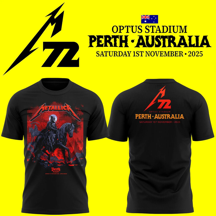 Metallica M72 World Tour Perth T-Shirt