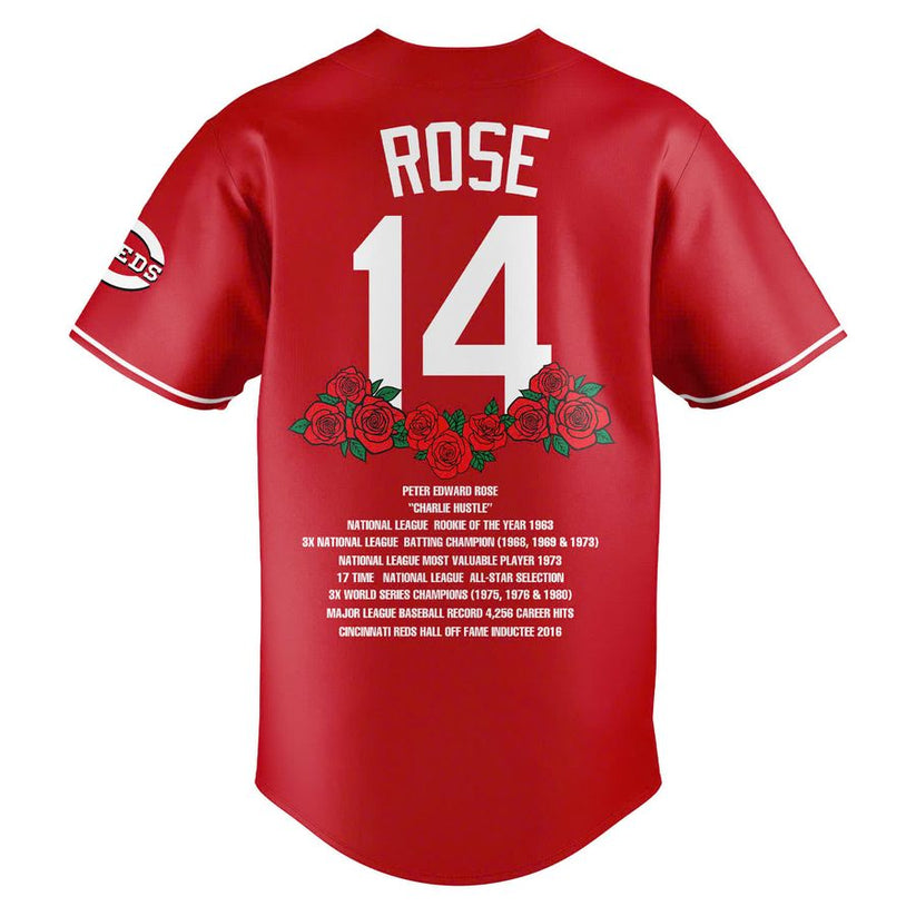 Cincinnati Reds Baseball Jersey For 2025 Pete Rose Day