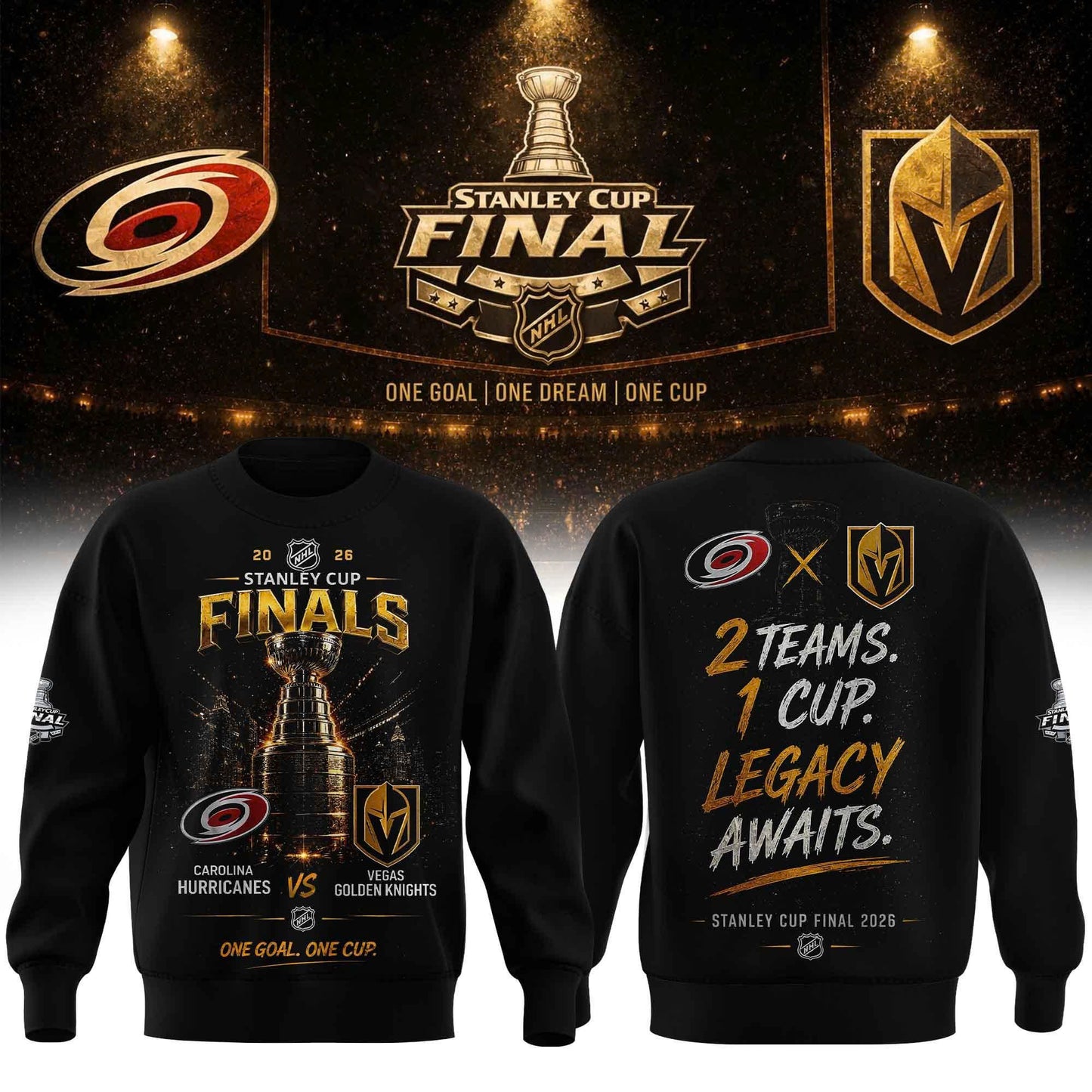 Legacy Awaits - Stanley Cup Final 2026 Celebration Sweater Keepsake Edition