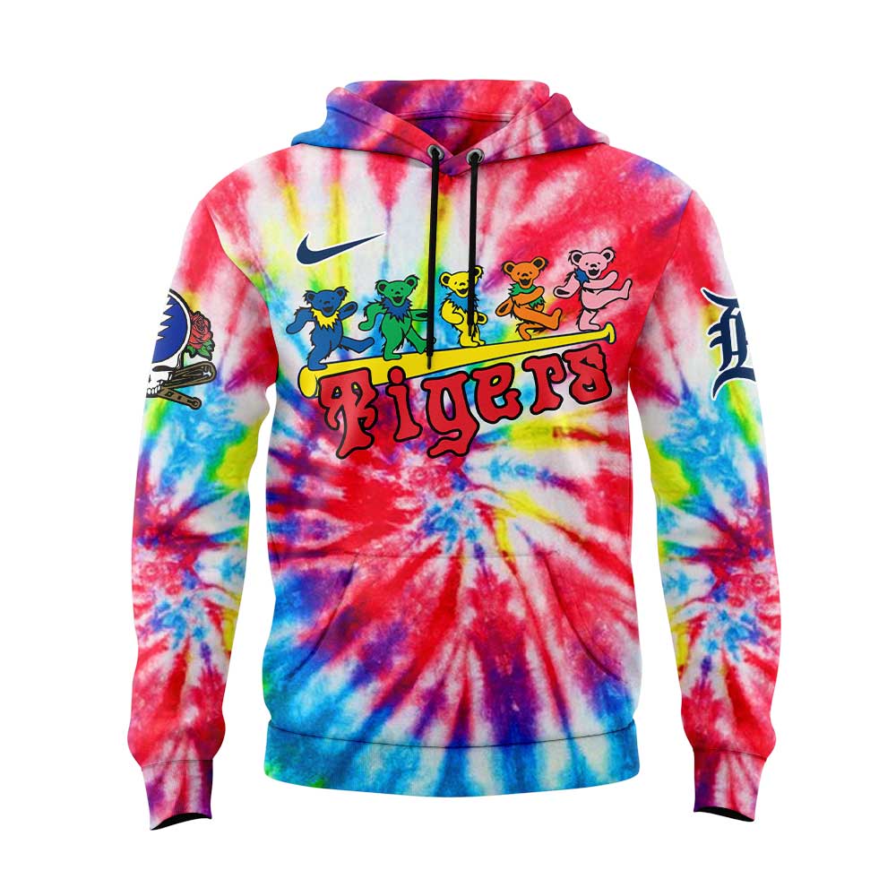 Detroit Tigers Grateful Dead Hoodie