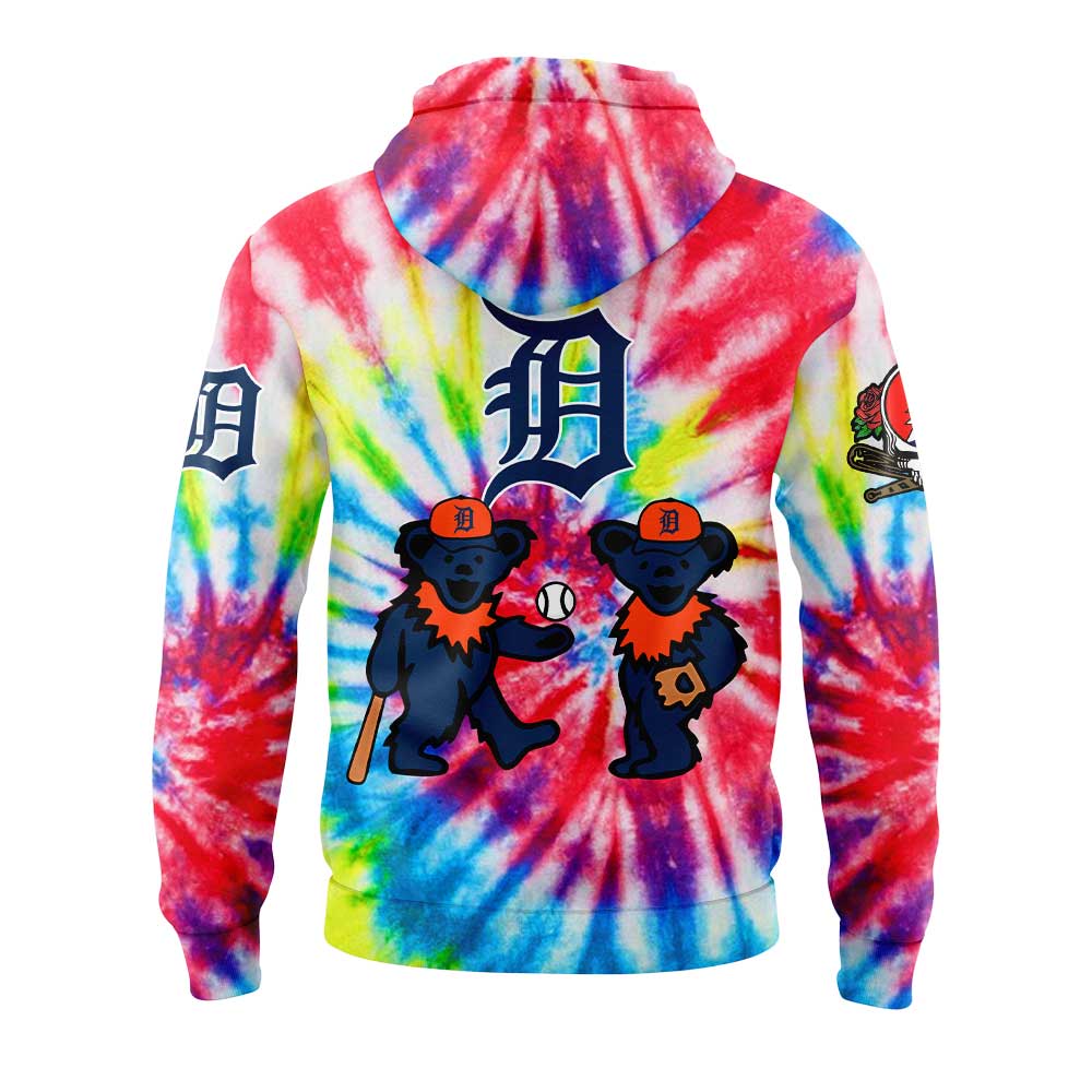 Detroit Tigers Grateful Dead Hoodie