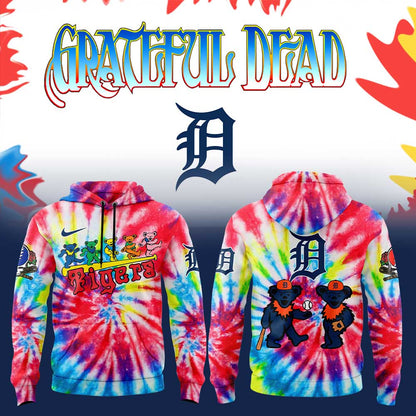 Detroit Tigers Grateful Dead Hoodie