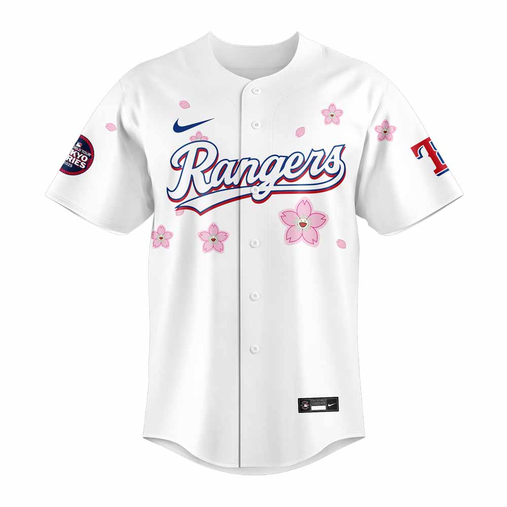 Texas Rangers Takashi Murakami x  World Tour Tokyo Series Jersey